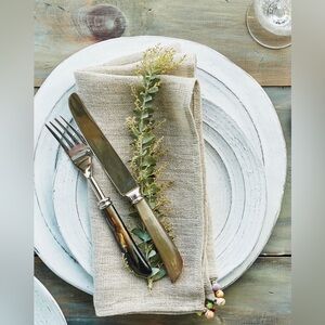 Anthropologie Glenna Dinner Plates. Brand New Stunning Set of 4!